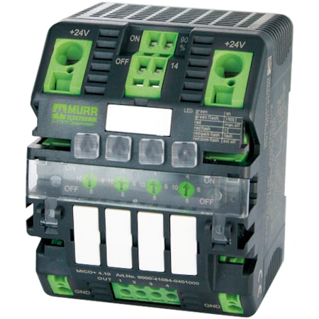 Murrelektronik MICO+ 48V DC 4.6 electronic circuit protection, 4-CHANNELS, IN: 48 V DC OUT: 48 V DC / 1-2-4-6 A 9000-42084-0100600